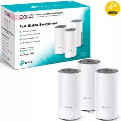 TP-Link Deco E4 (3 Pack) Whole Home Mesh Dual-band Router